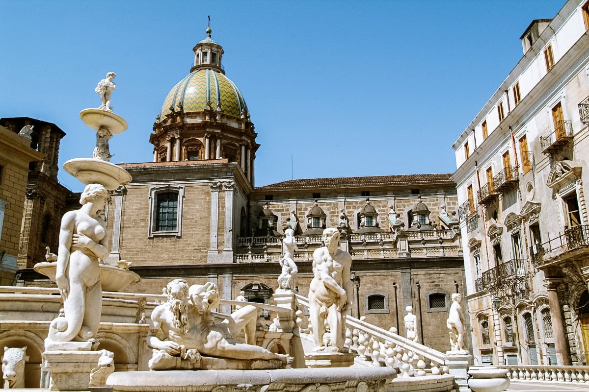 Piazza Pretoria co navštívit v Palermu, Sicílie