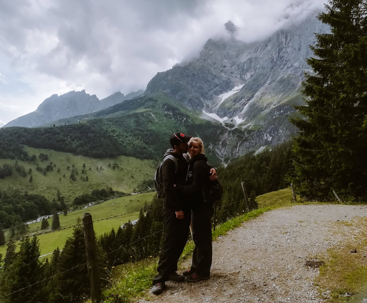 Trasa Königsweg kolem masivu Hochkönig