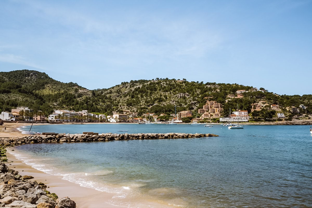 port de sóller pláže na Mallorce