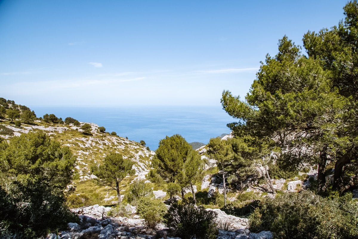 Puig de Galatzó turistika v Serra Tramuntana