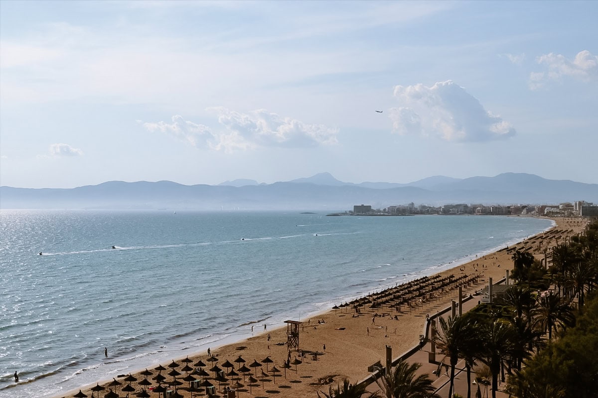 palma de mallorca pláž