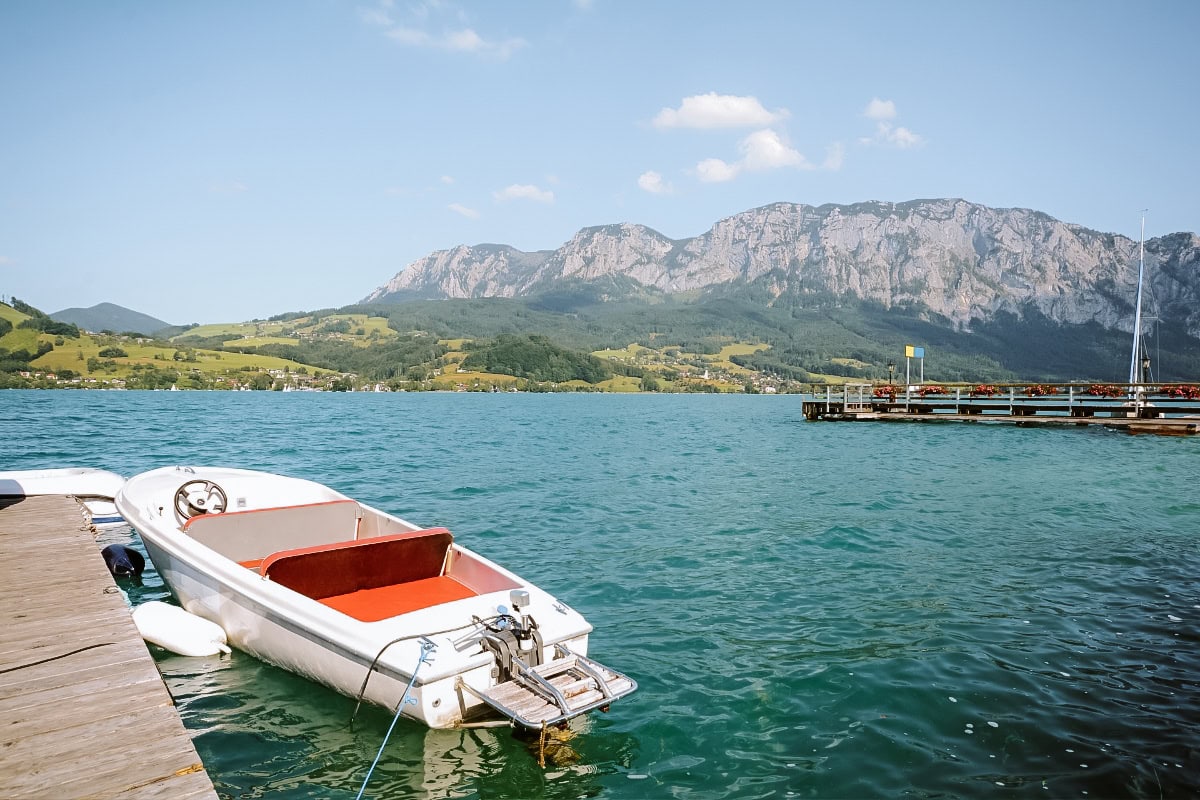 attersee nejkrásnější jezera v Salzkammergut v Rakousku