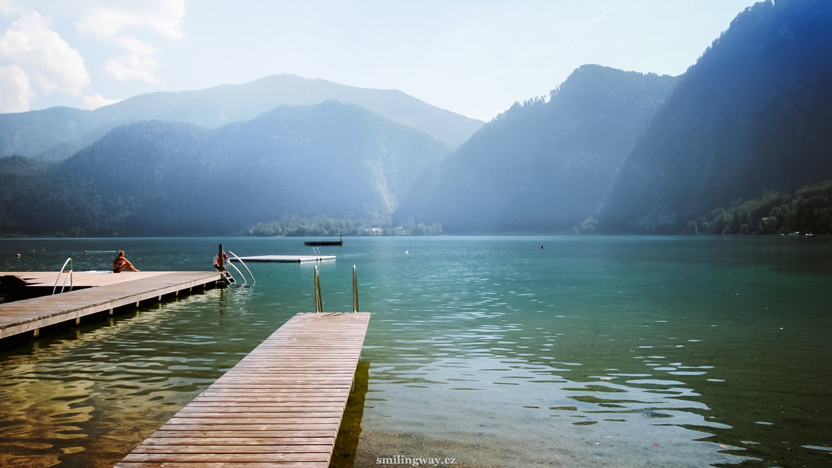 Attersee Salzkammergut v Rakousku