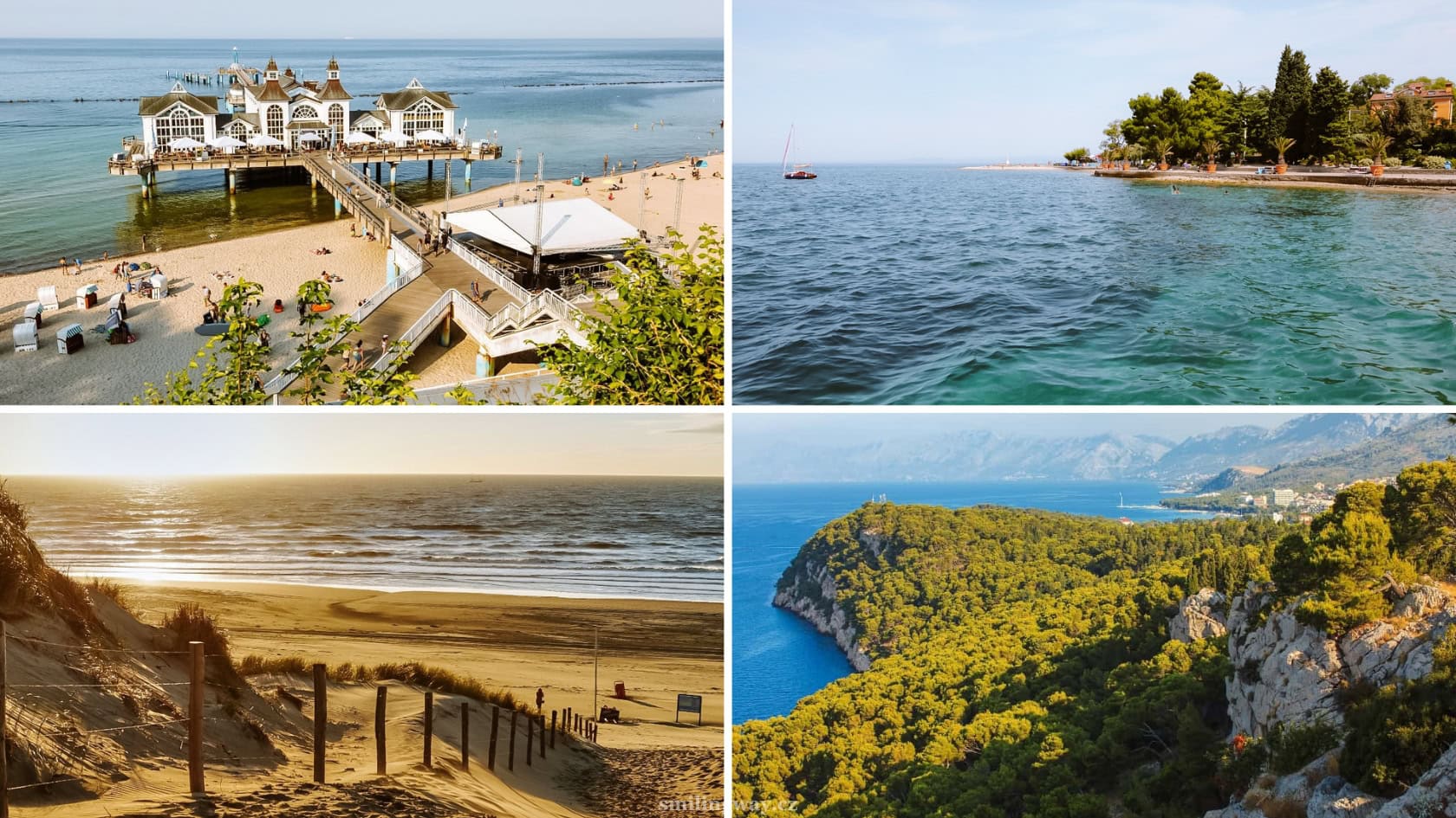 kam k moři autobusem nebo vlakem