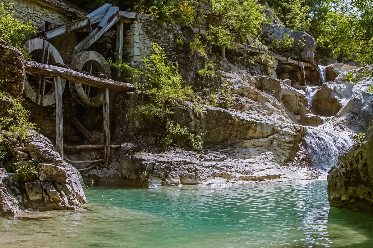 starý mlýn Kotli