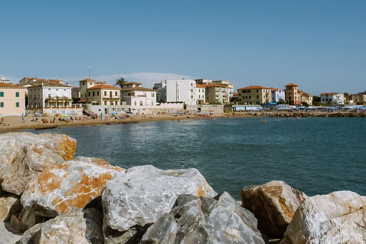 pláž v San Vincenzo