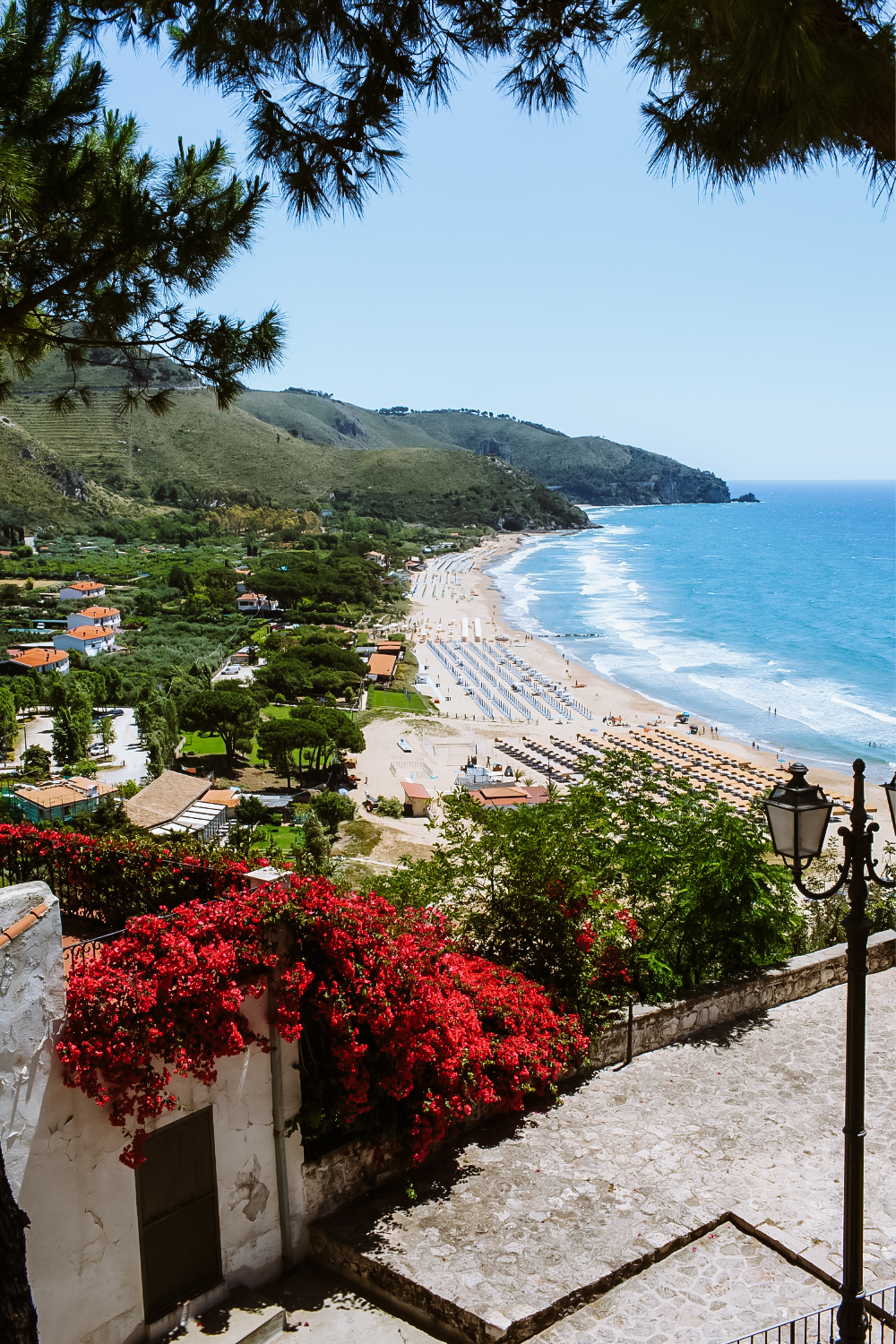 Sperlonga Lazio kam v Itálii k moři