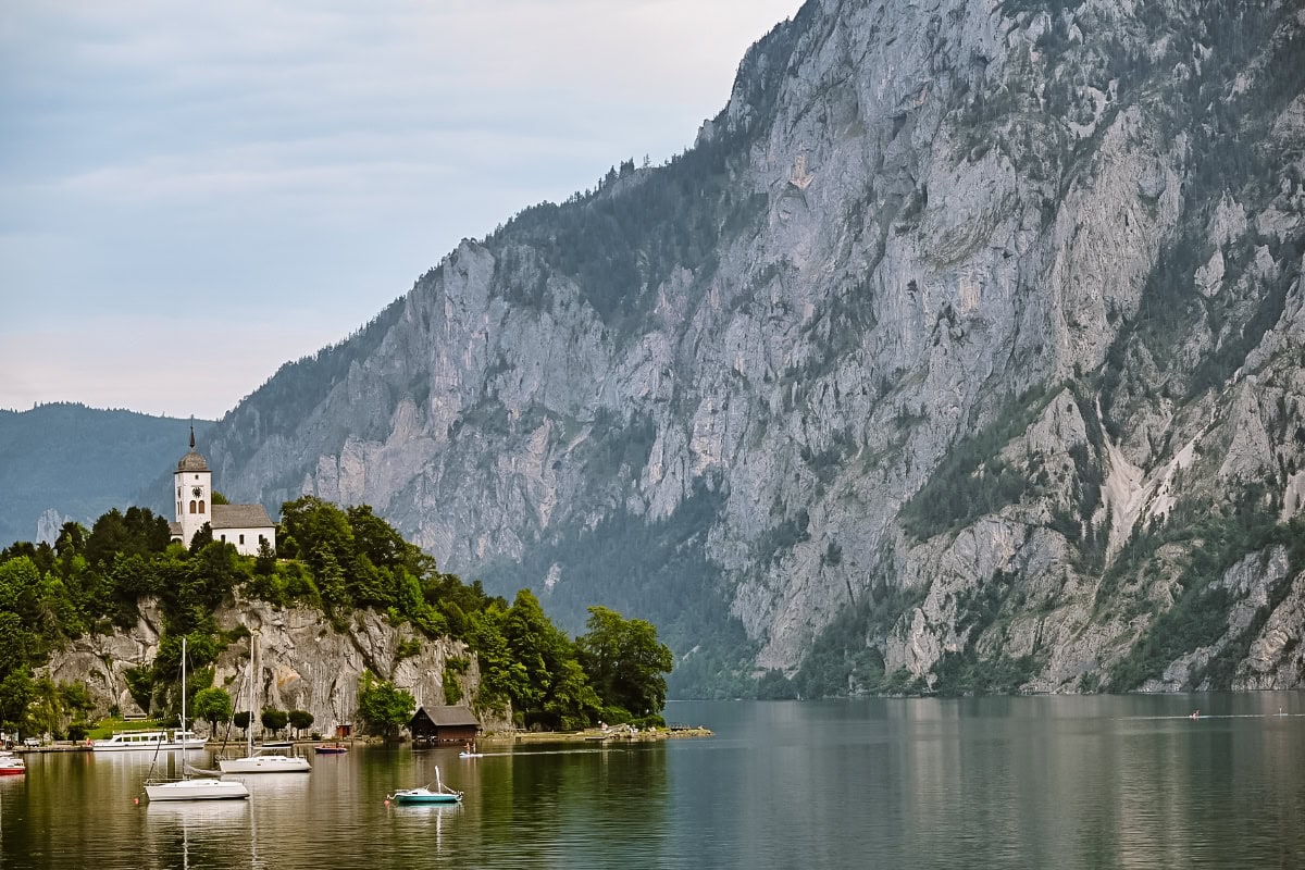 Traunsee co navštívit v Solné komoře v Rakousku