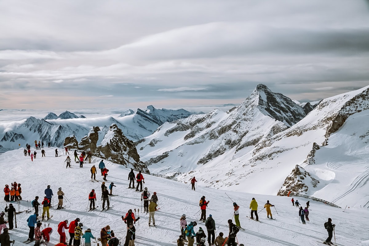 Ledovec Hintertux Zillertalské Alpy