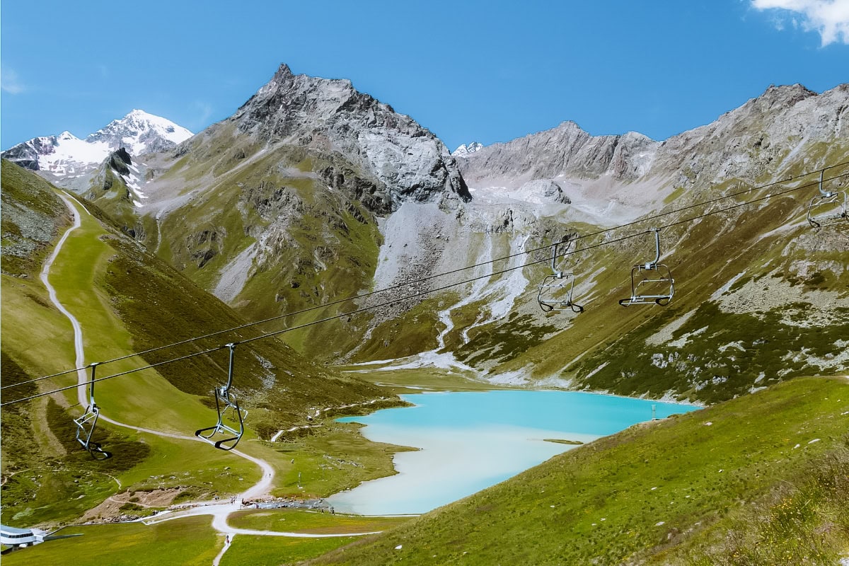 Rifflsee ötztal Alps what to visit in Tyrol in Austria