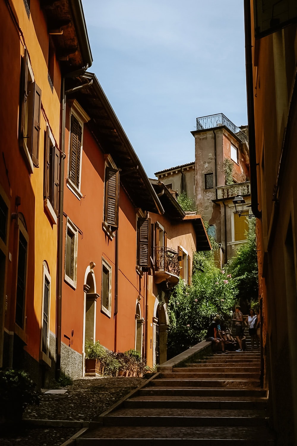 Schody ke Castel San Pietro Verona