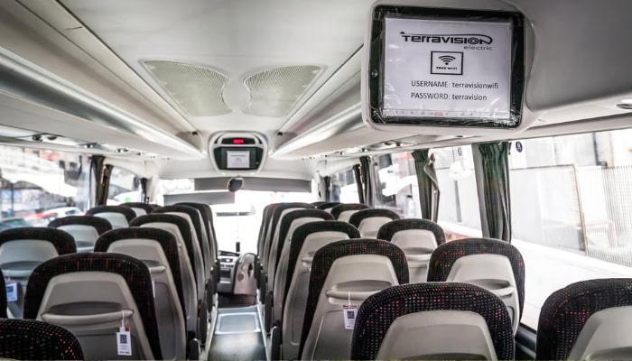 autobus z letiště Fiumicino 