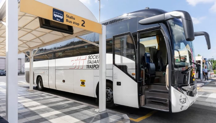 autobus z letiště Ciampino