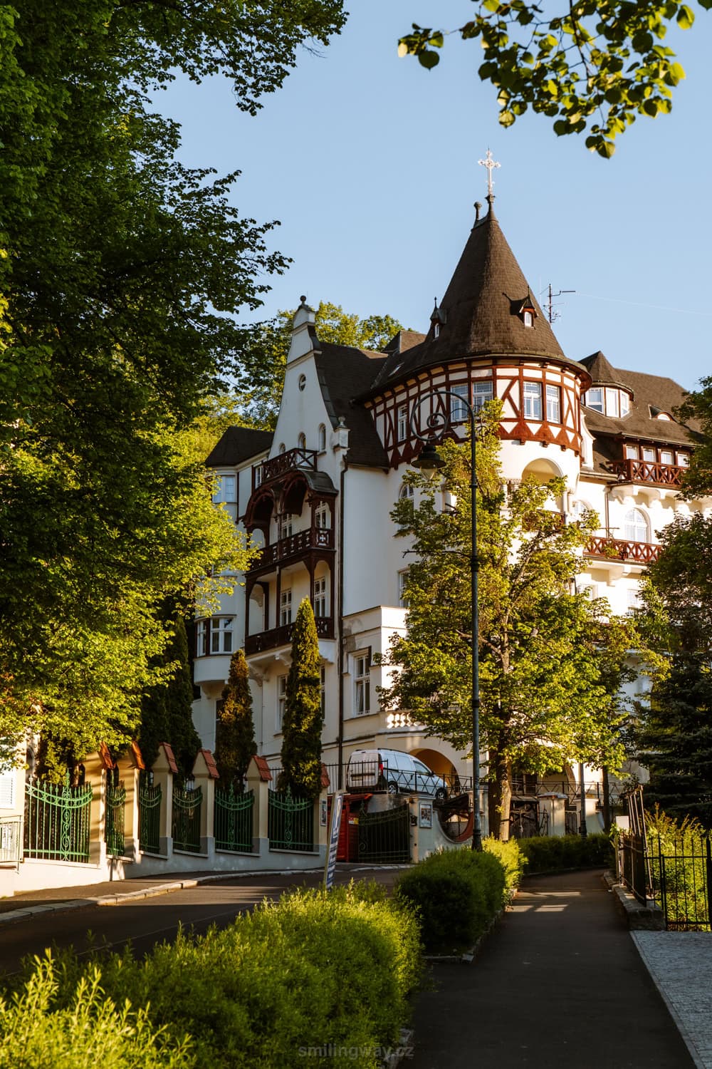 Čtvrť Westend v Karlových Varech