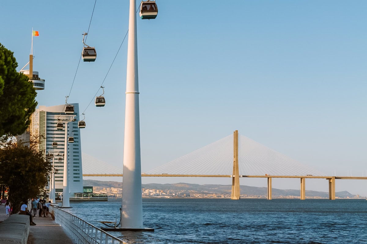 Moderní čtvrť Parque das Nações