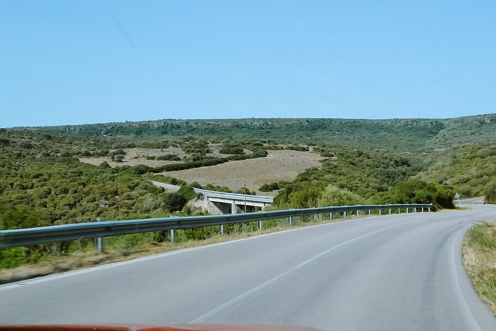 Silnice na Sardinii Silnice na Sardinie