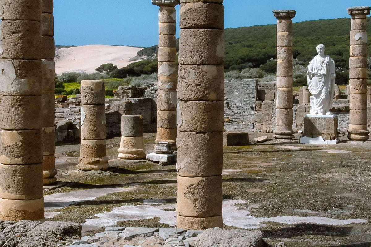 Pláž Bolonia a římské město Baelo Claudia