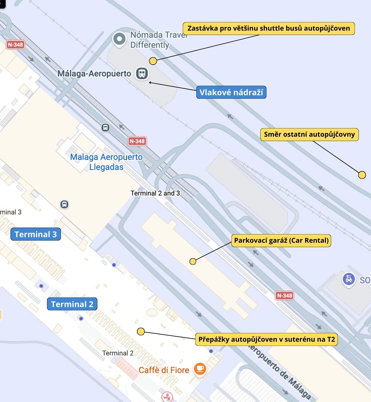 Málaga půjčení auta na letišti Půjčení auta na letišti v Málaze