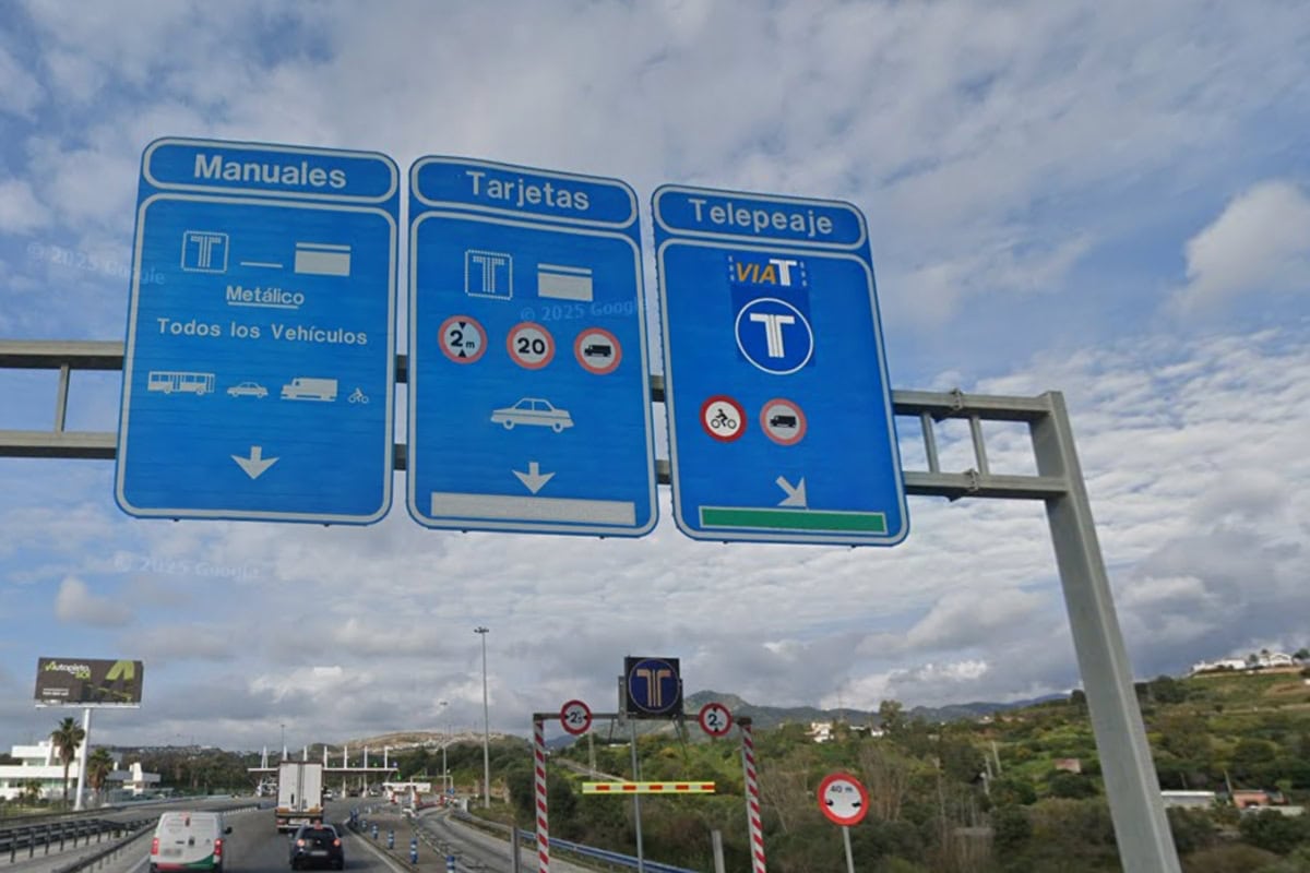 Mýtná brána Španělsko 2 mýtná brána ve Španělsku