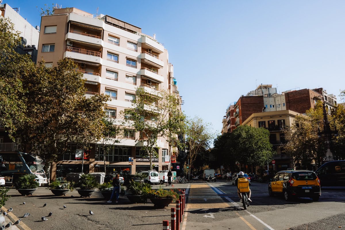 Barcelona Cesta od Sagrada Familia k nemocnici Sant Pau