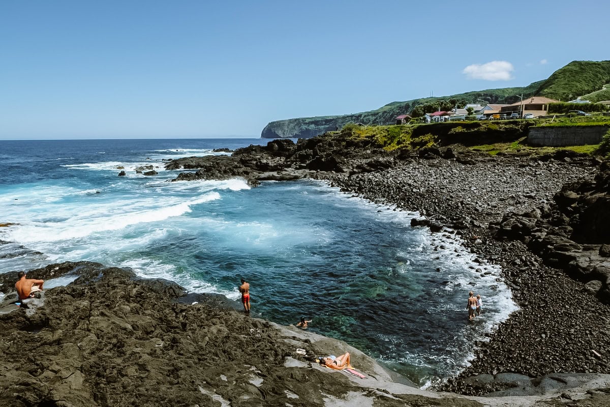 koupání na Sao Miguelu (Azory) koupání na Sao Miguelu (Azory)