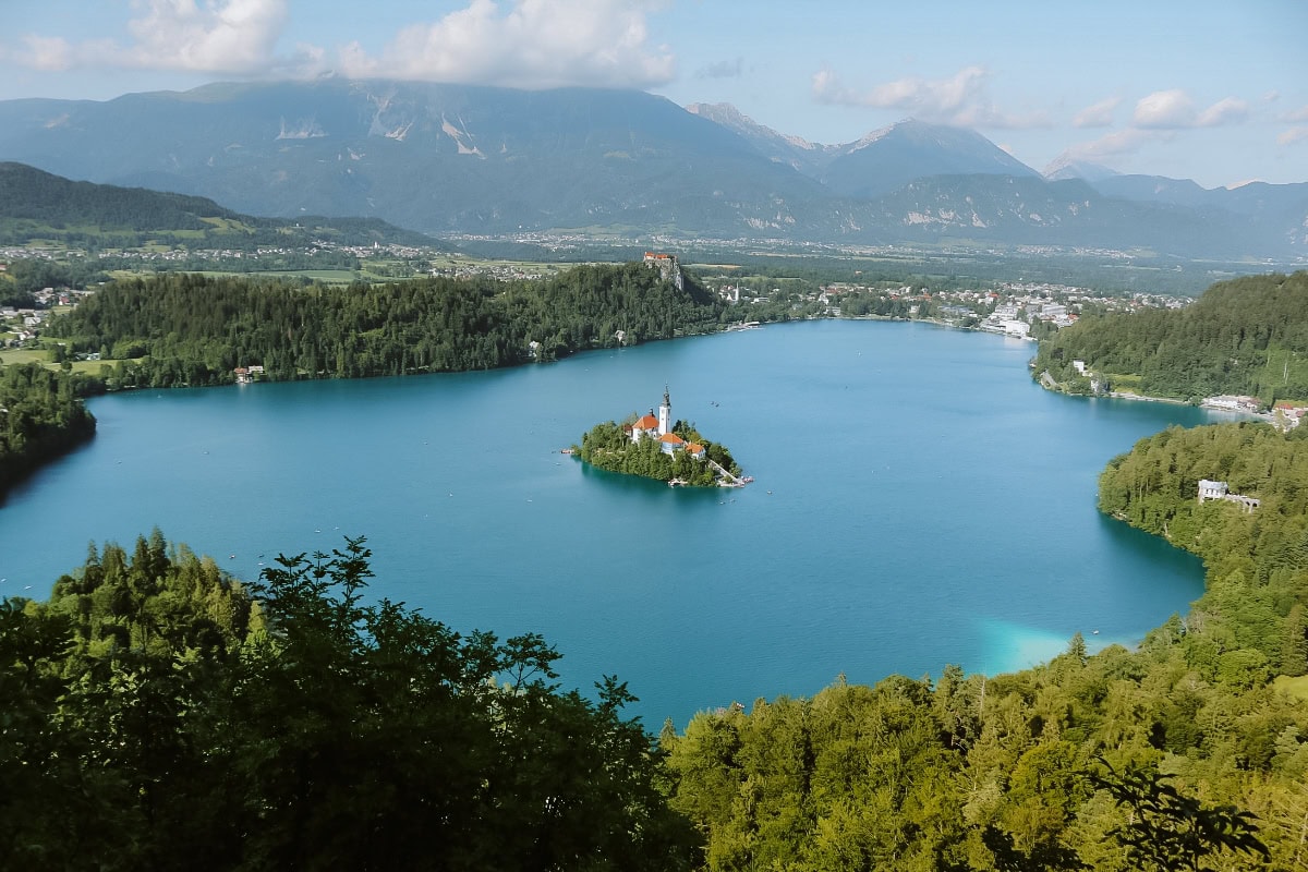 Jezero Bled - nejkrásnější alpská jezera do 7 hodin autem z České republiky
