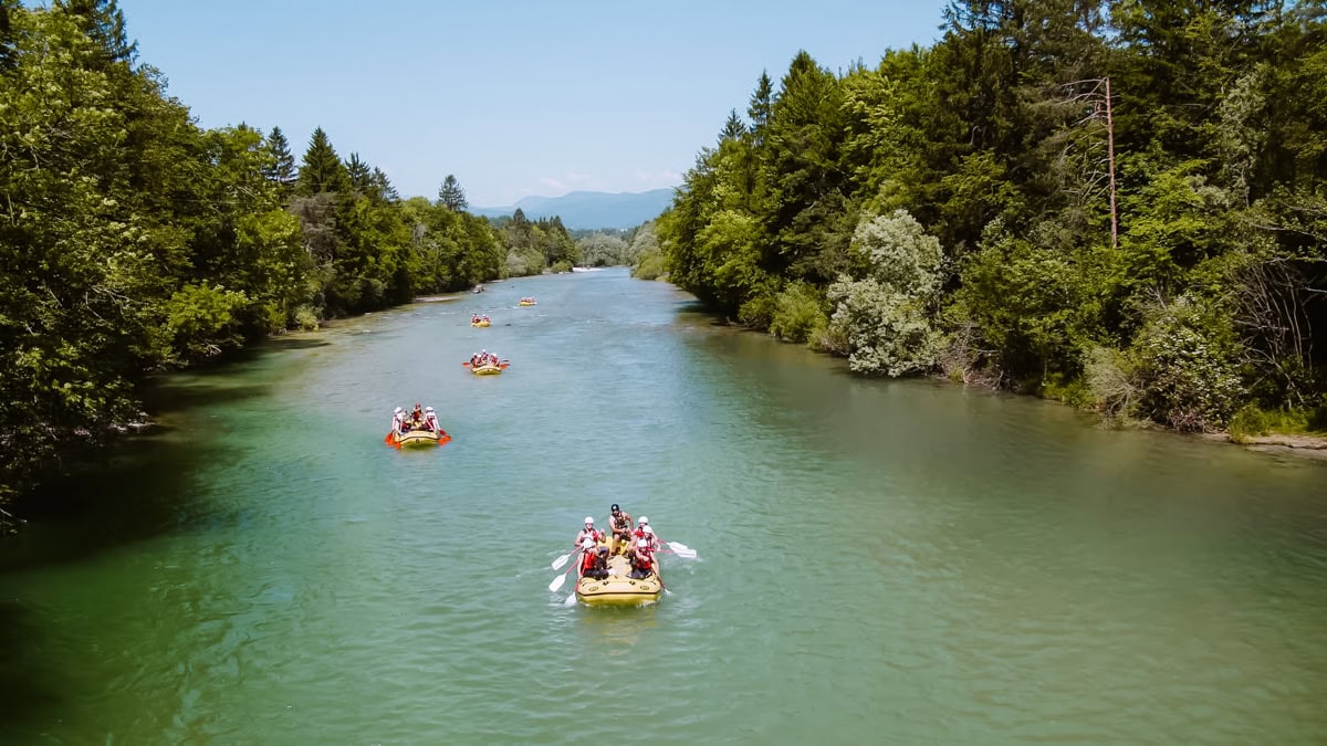 Rafting jezero Bled
