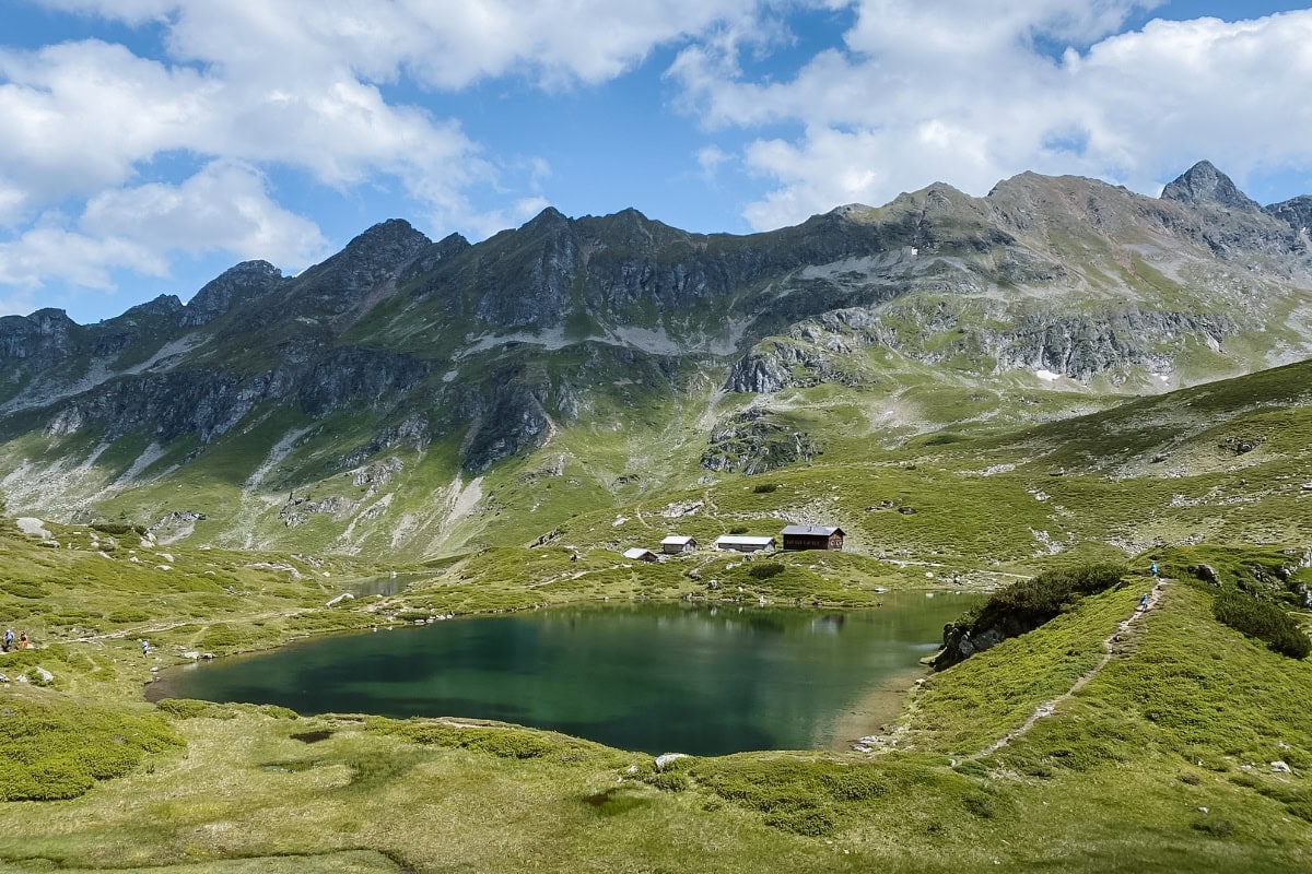 Ursprungalm a horská jezera Giglachseen