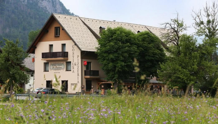 ubytování jezero Bohinj
