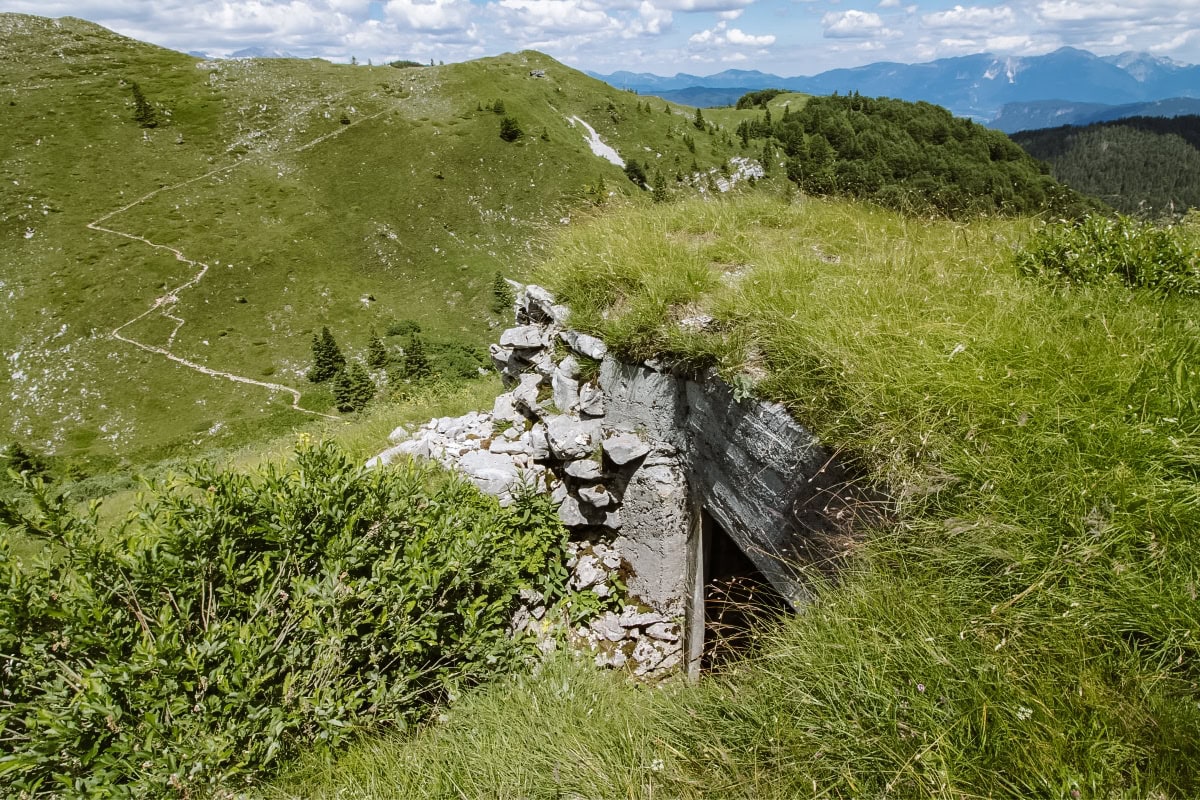Bunkr na Sorišské planině