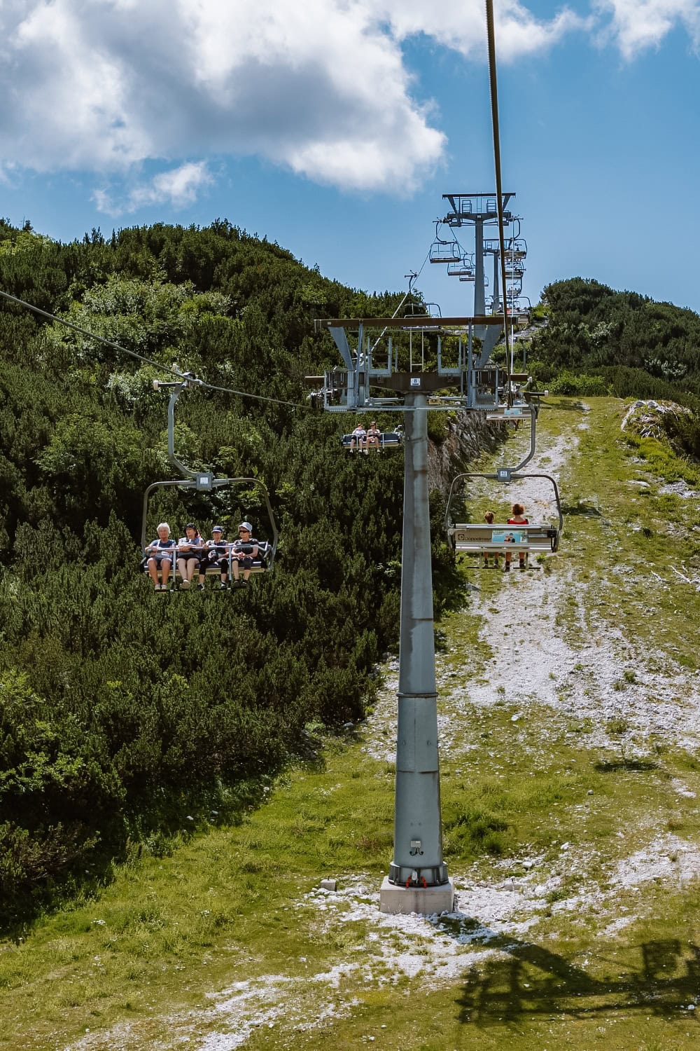 sedačková lanovka na Vogel