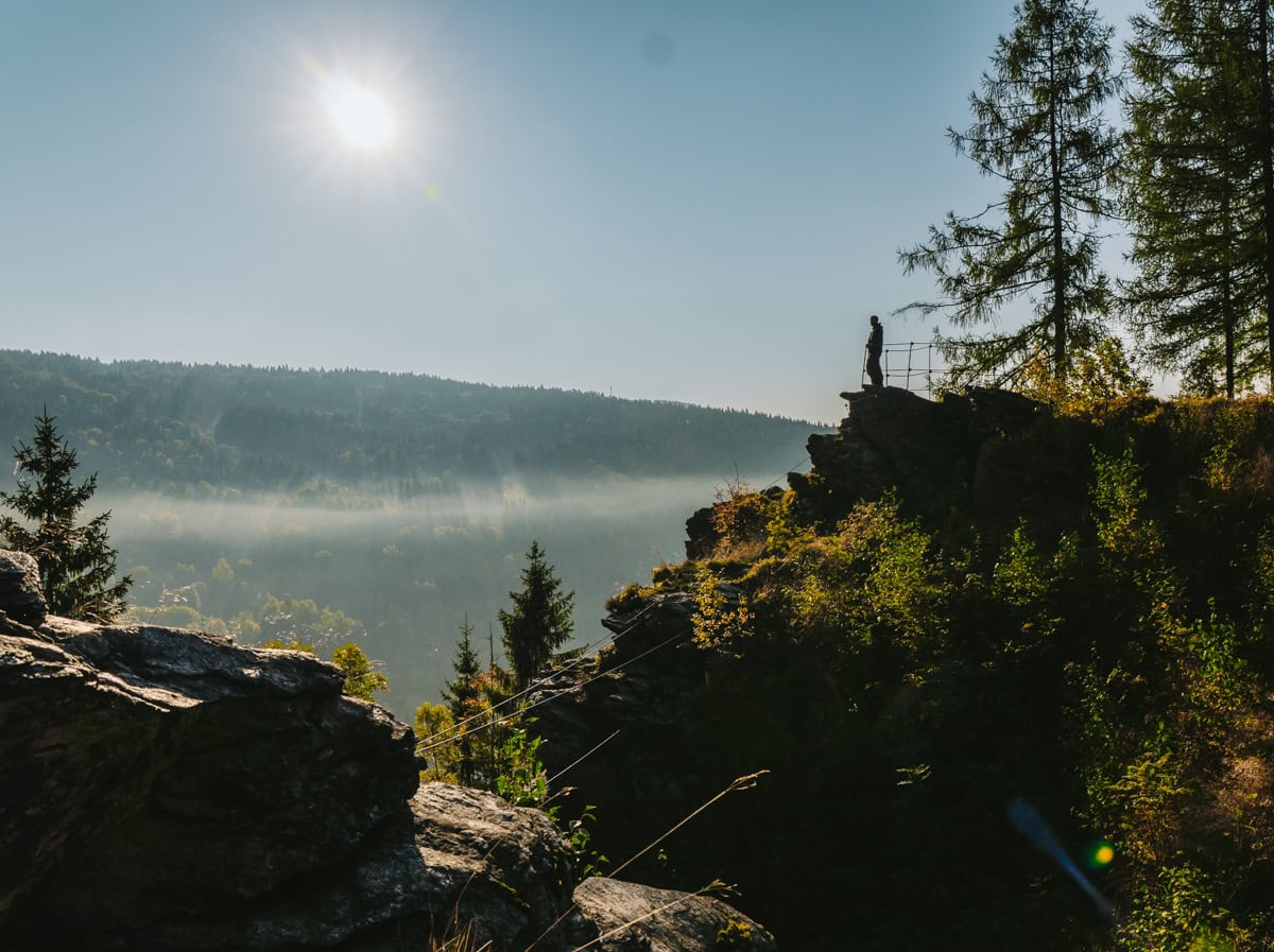 Hřebenová trasa mezi Kraslicemi a Bublavou