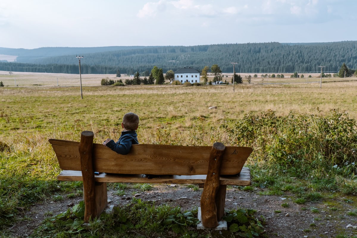 Pohled na pivovar Ryžovna od památníku kostela sv. Václava