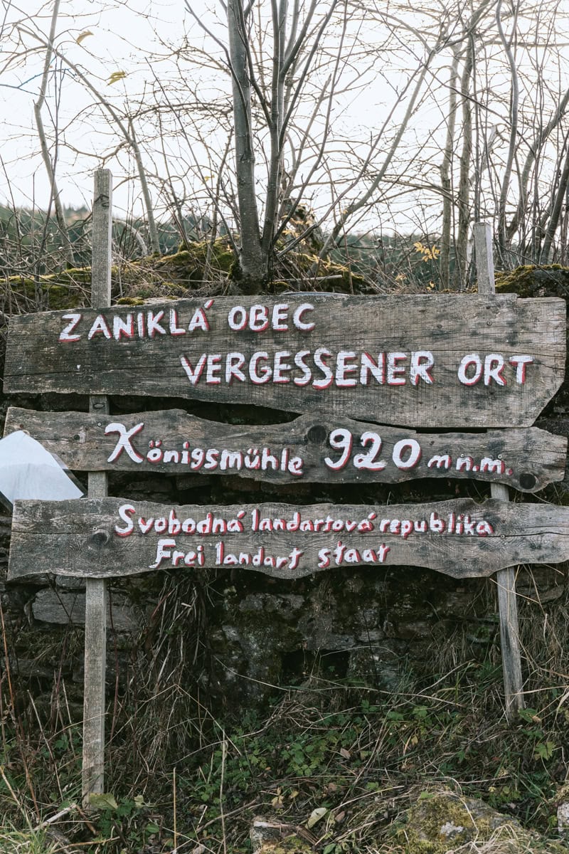 Zaniklá osada Königsmühle