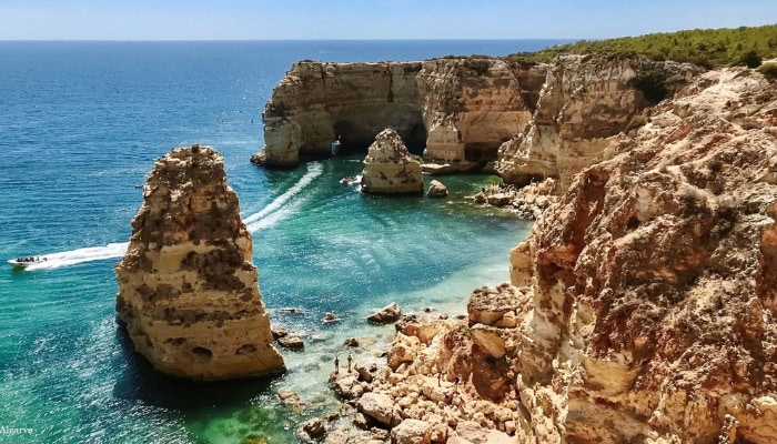Pobřeží v Algarve
