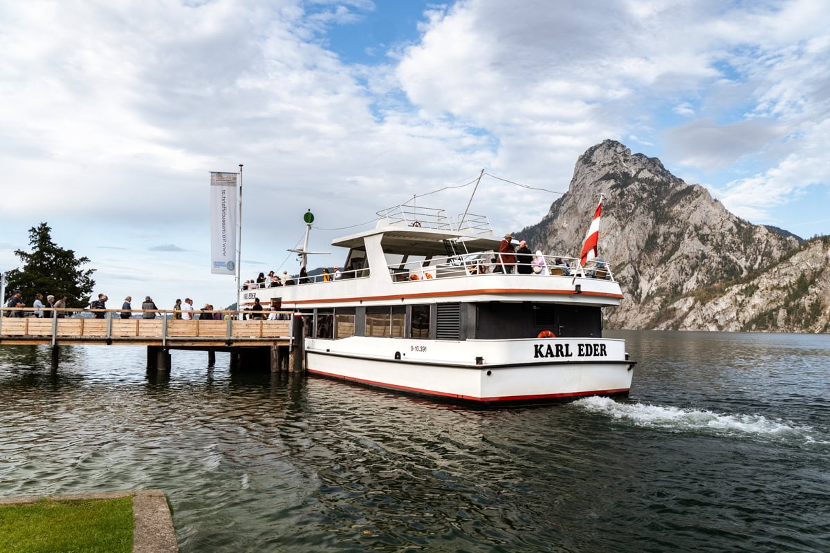 Plavba lodí po Traunsee