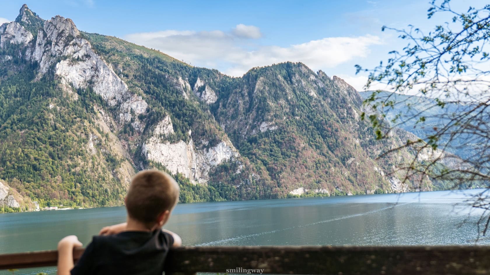 Traunsee s dětmi