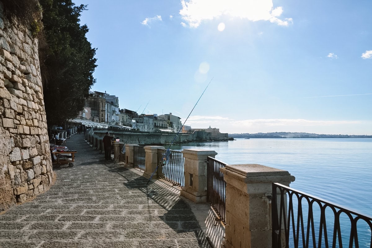 Ortigia je ostrovní a nejstarší částí Syrakus.